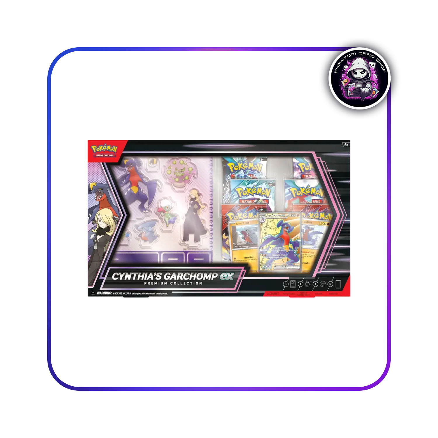 pokémon - trading card game: cynthias garchomp ex premium collection Cynthias Garchomp ex Premium Collection – Phantom Card Shop