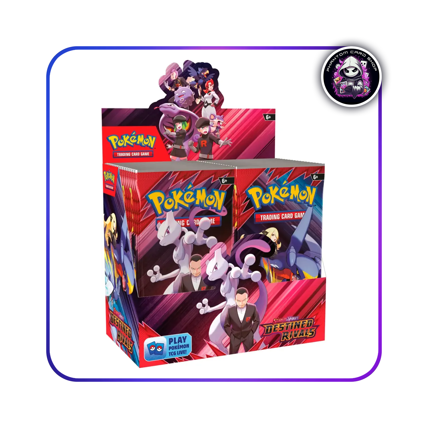 ポケモンカード　DESTINED RIVALS ブースターパック　5パック Pokemon SV10 Destined Rivals Booster Pack : Target
