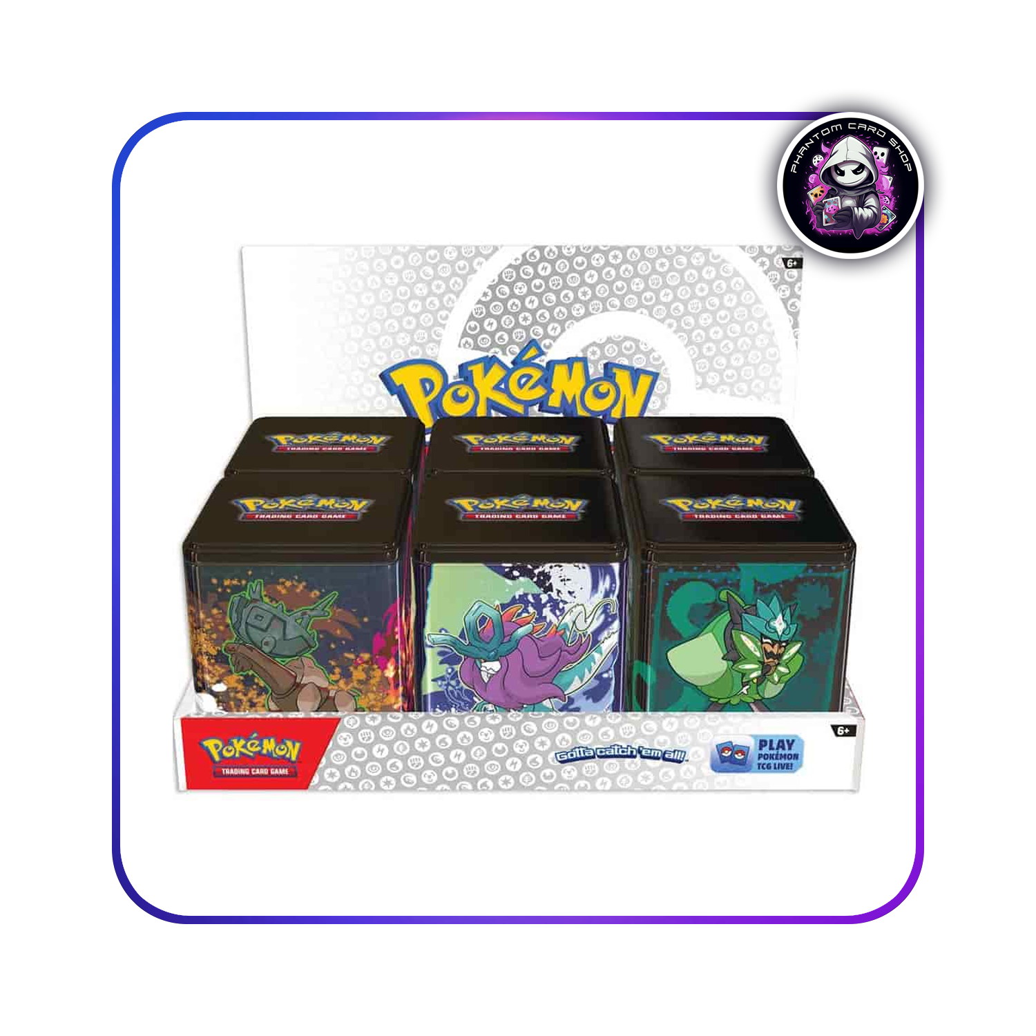 Stacking Tins (Q1 2025) Phantom Card Shop Stacking Tins (Q1 2025) Phantom Card Shop