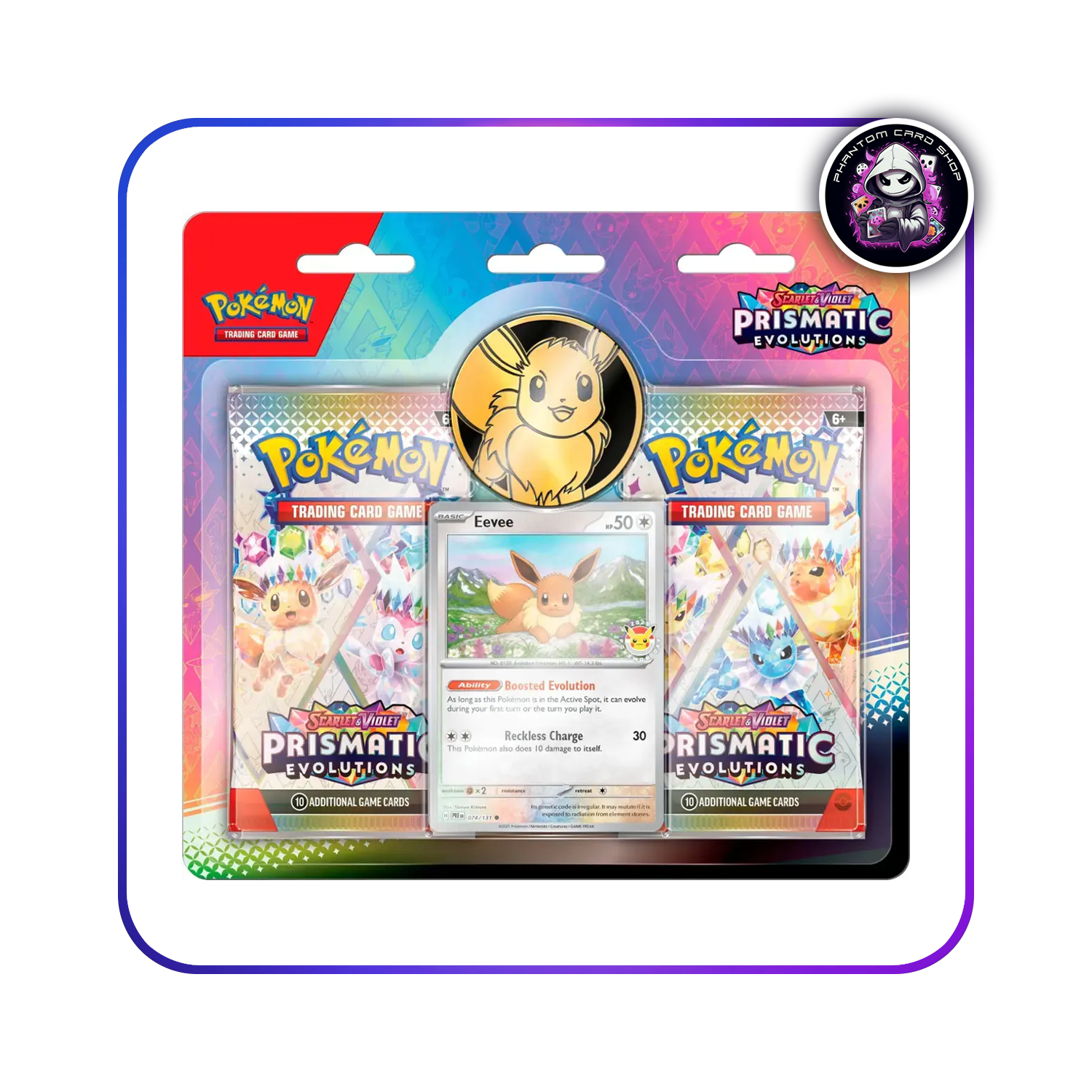 Prismatic Evolutions 2-Pack Blister Phantom Card Shop Prismatic Evolutions 2-Pack Blister Phantom Card Shop