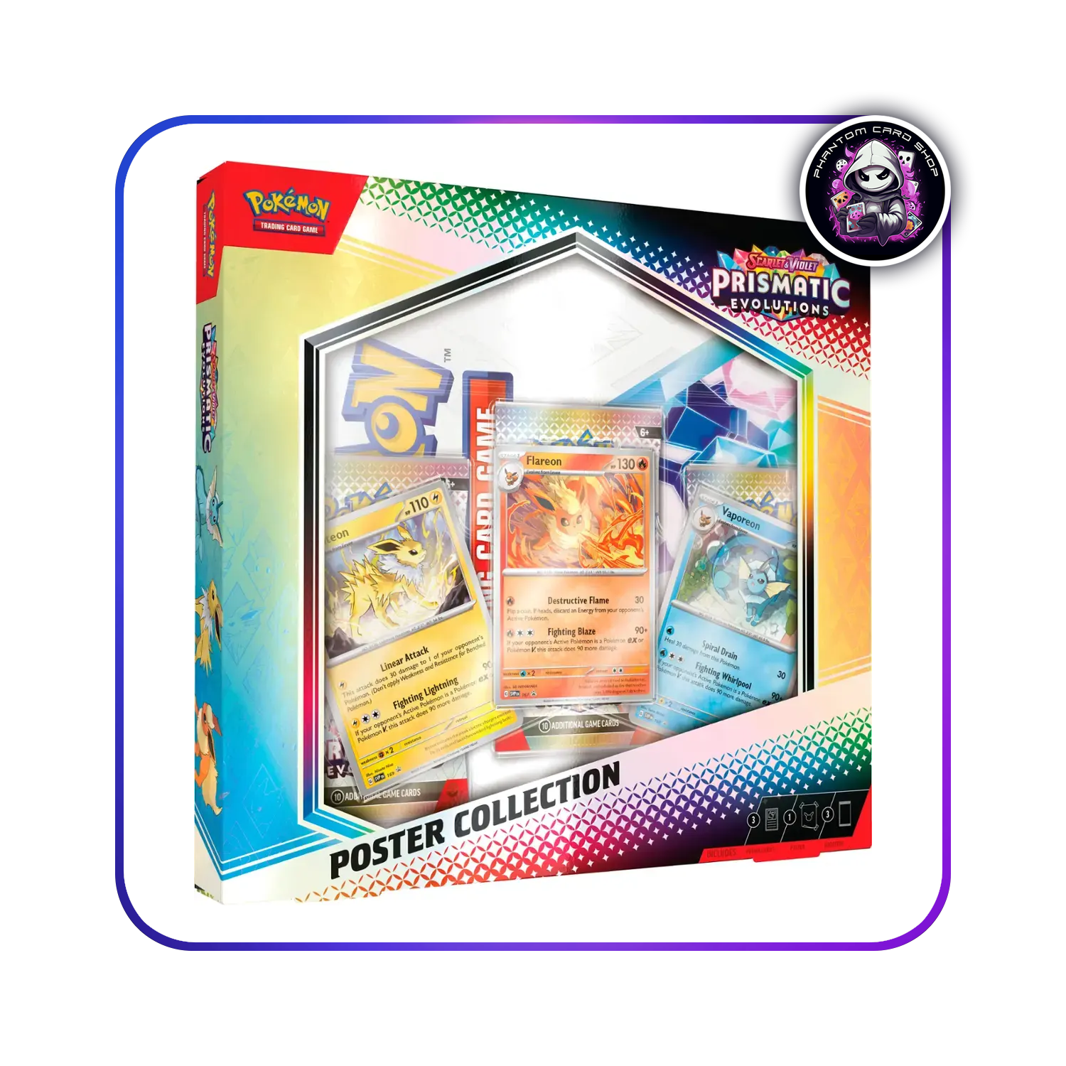 Prismatic Evolutions Poster Collection – Phantom Card Shop
