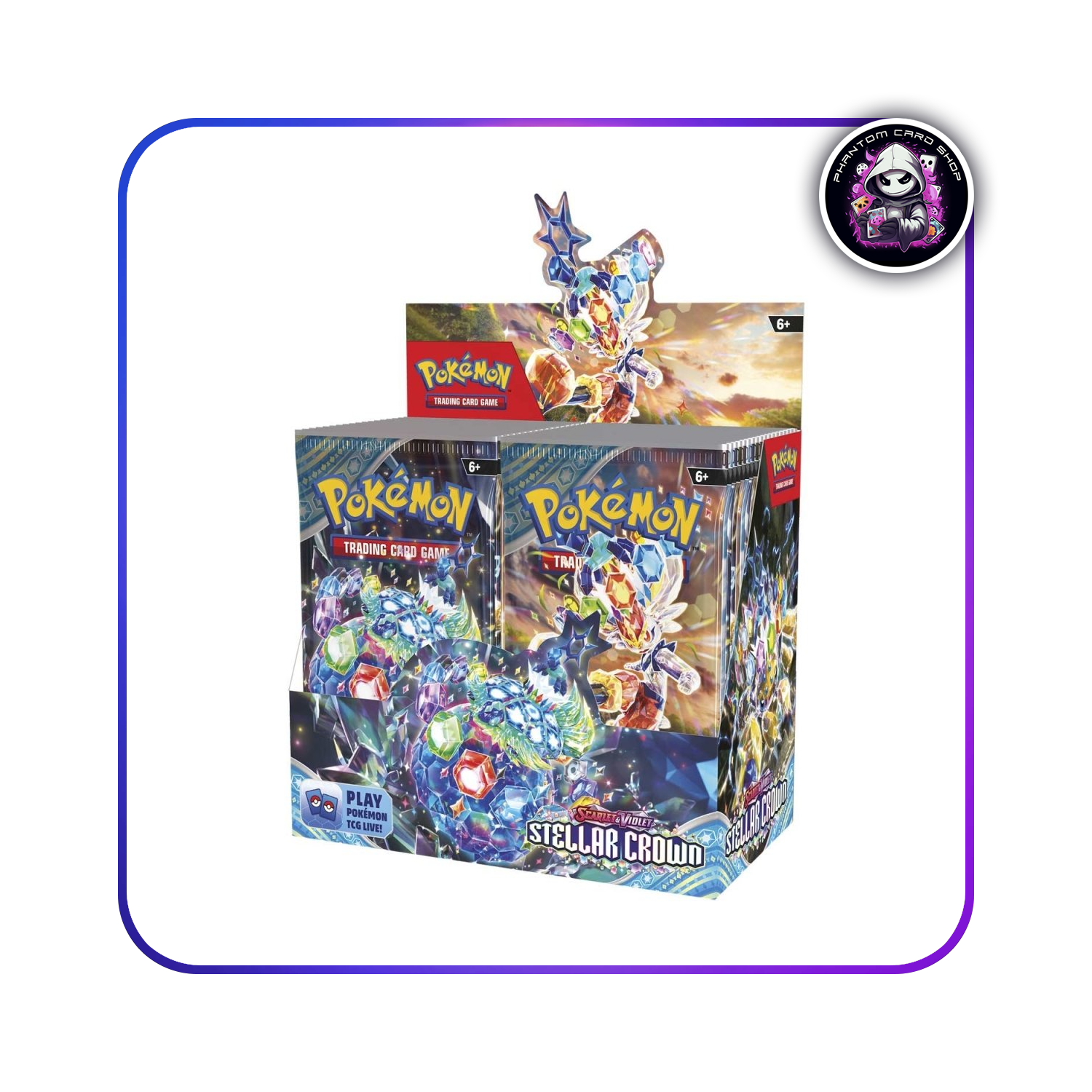 Stellar Crown Booster Box – Phantom Card Shop