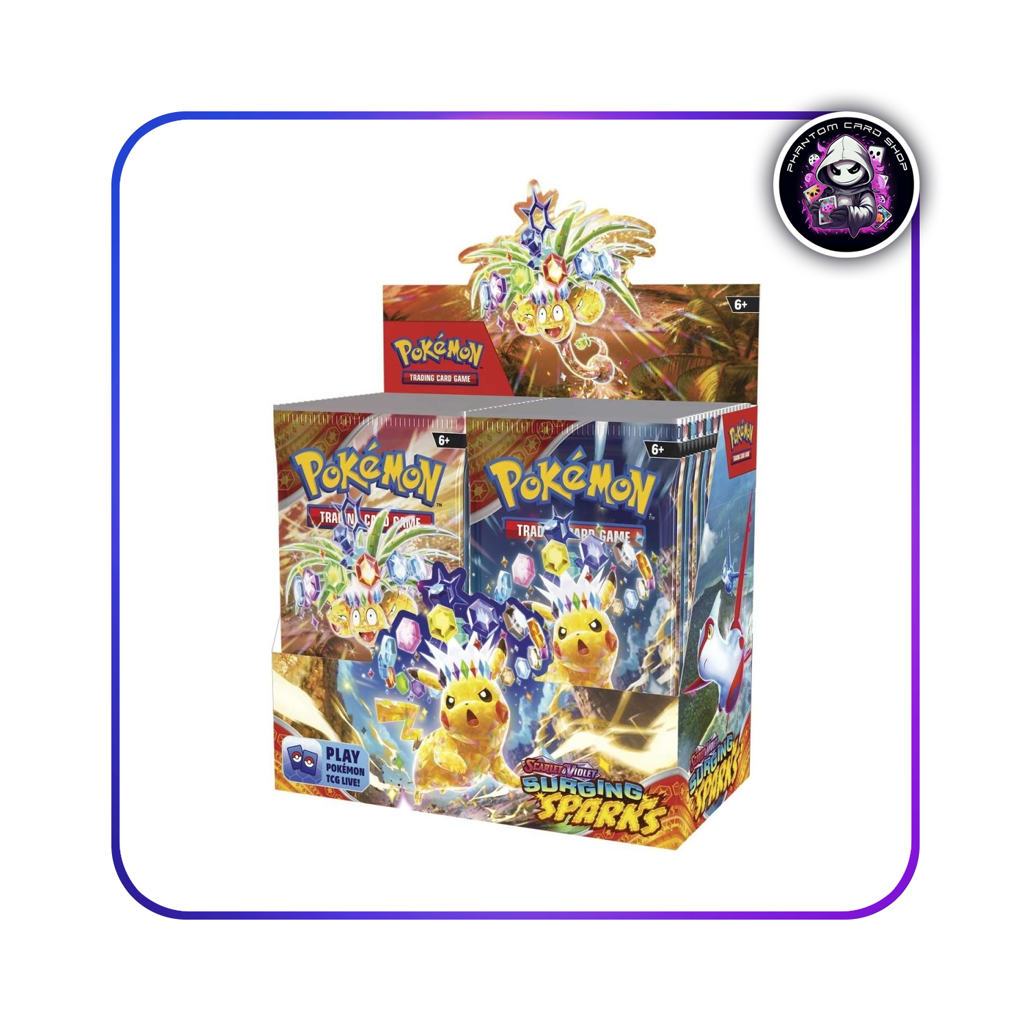 ポケモンカード 超電ブレイカー 1BOX分 Surging Sparks Surging Sparks 超電ブレイカー＆楽園ドラゴーナ 各パック PTCGL
