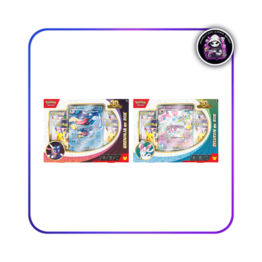30th Celebration Sylveon ex Box or Greninja ex Box (1 Ex Box per Order) - Styles May Vary
