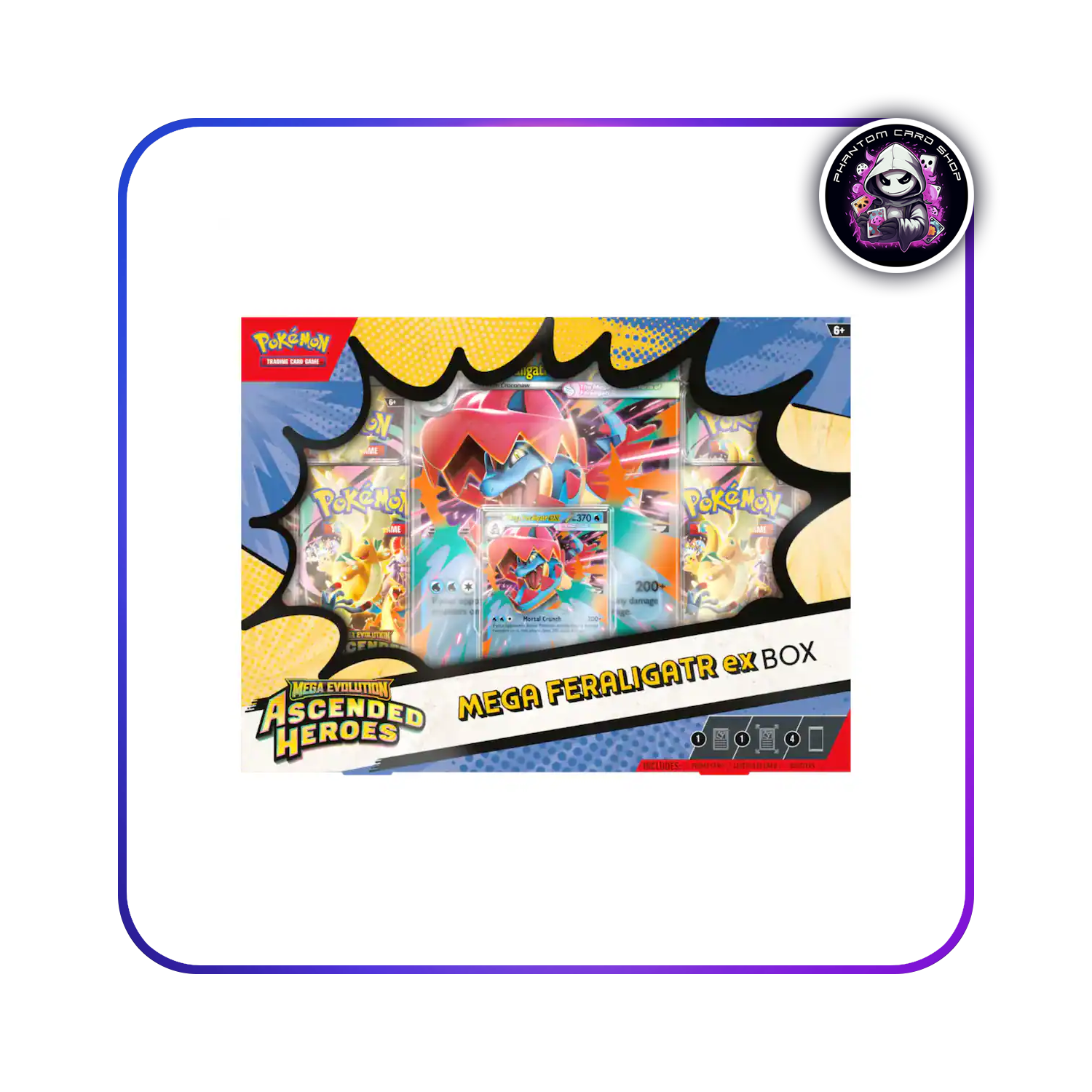 Ascended Heroes - Mega Feraligatr ex Box
