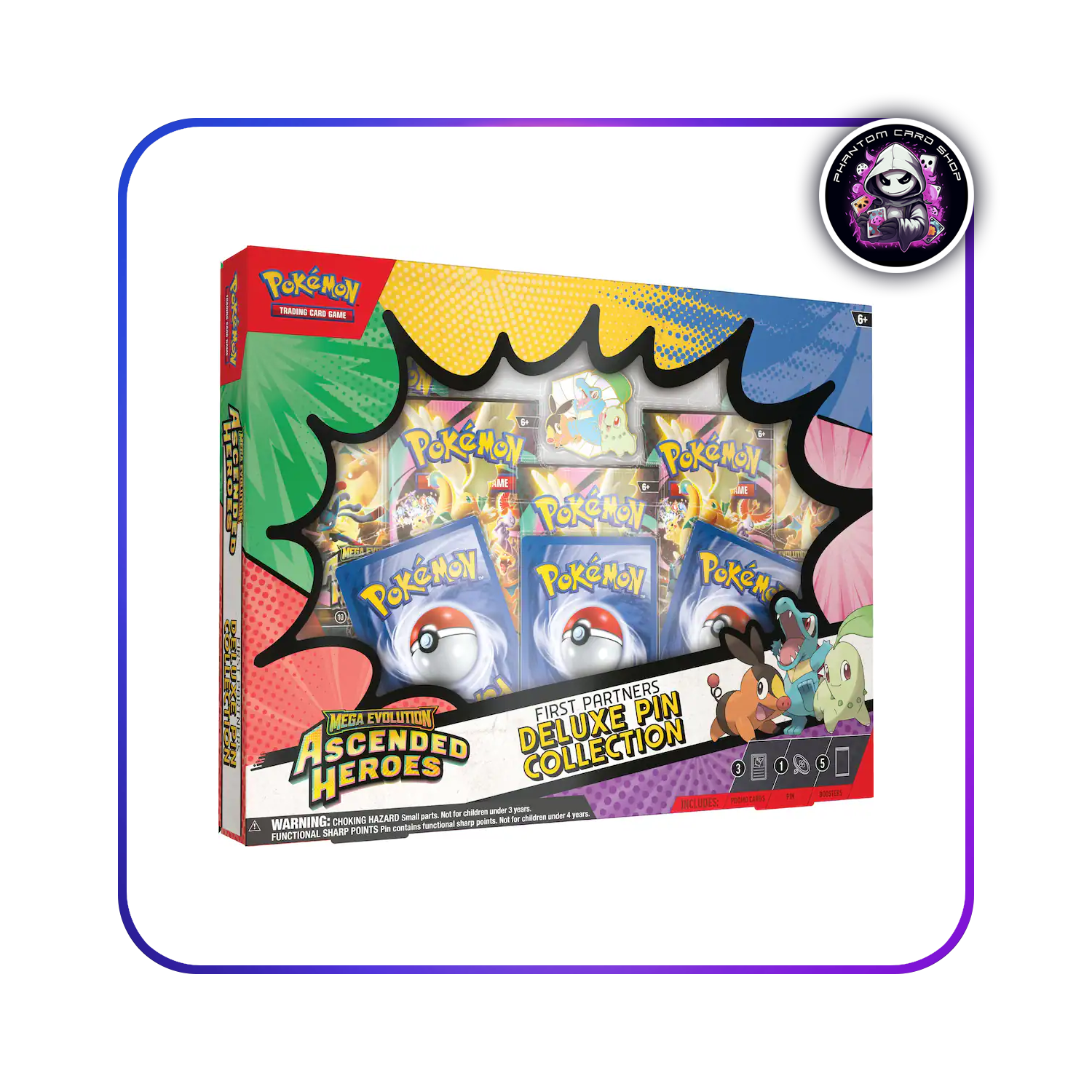Ascended Heroes First Partners Deluxe Pin Collection