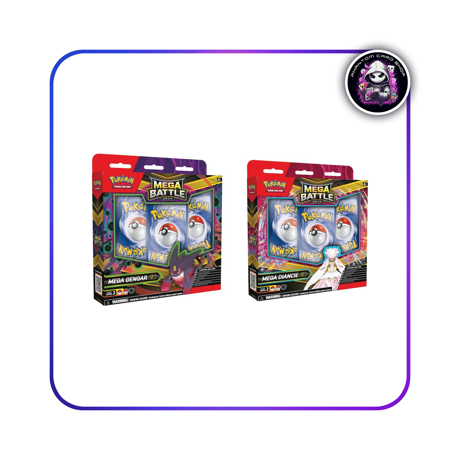Mega Battle Deck (Mega Gengar ex or Mega Diancie ex) - Styles Vary