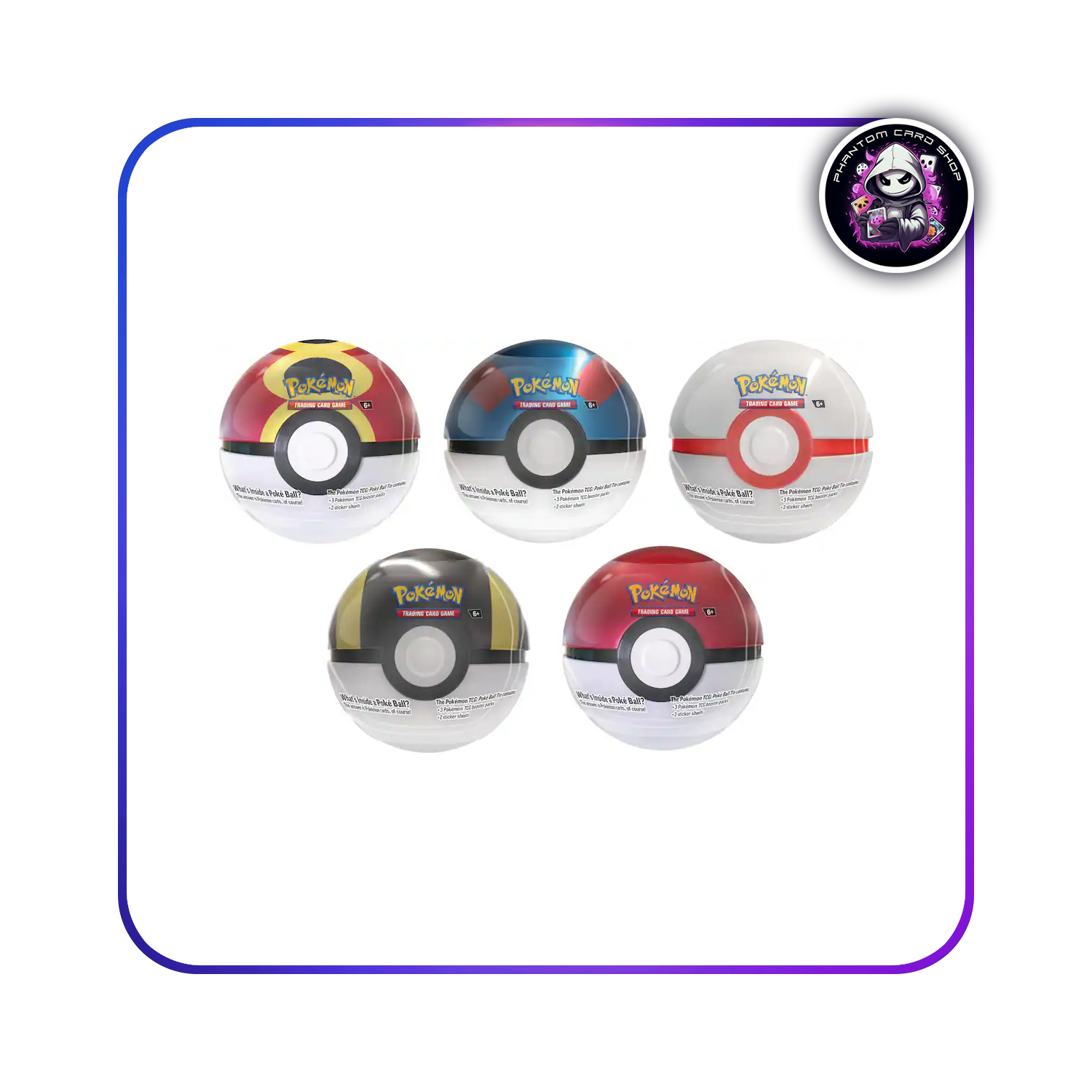 Poké Ball Tin (Q4 2025) - Style Varies
