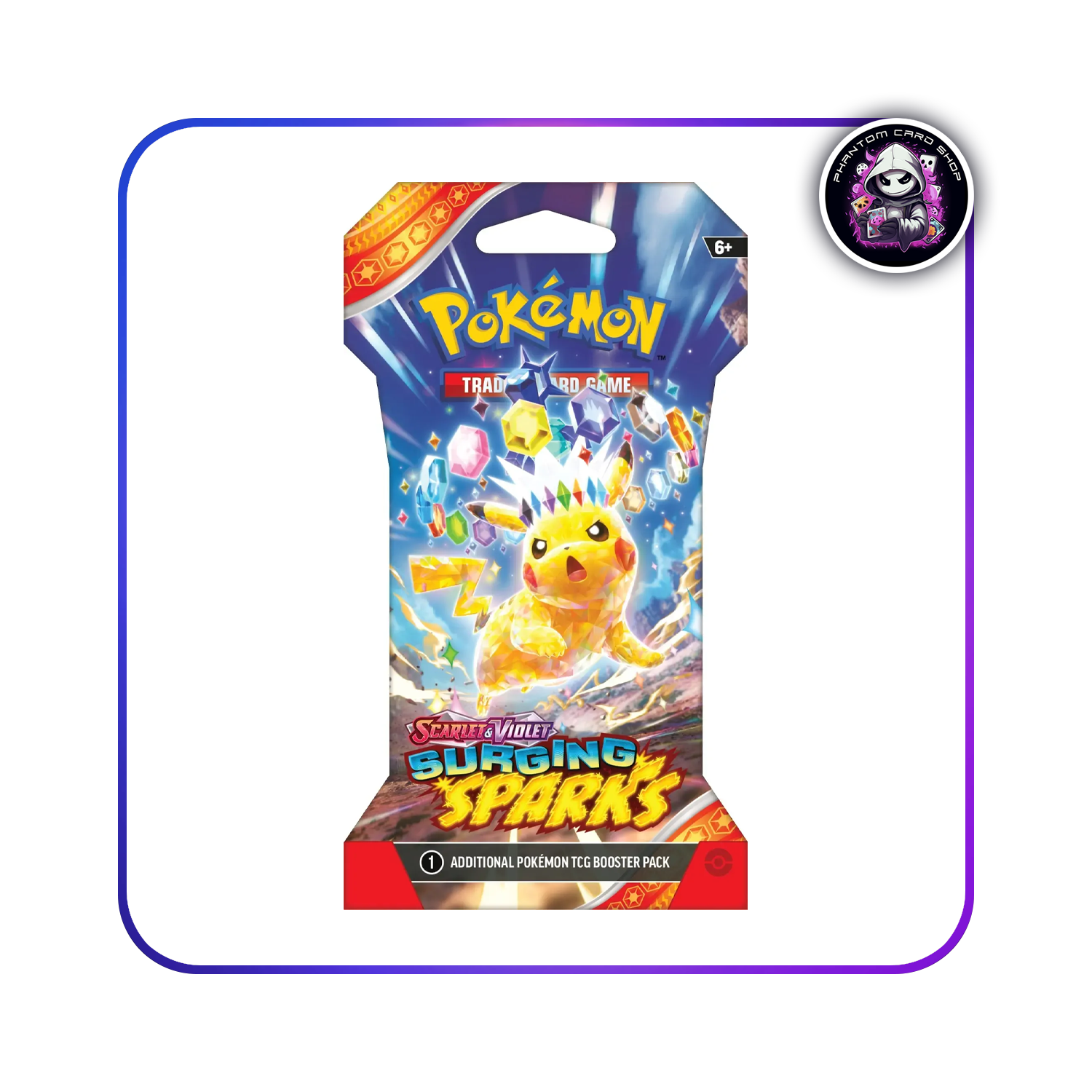 Surging Sparks Sleeved Booster Pack Phantom Card Shop Surging Sparks Sleeved Booster Pack Phantom Card Shop