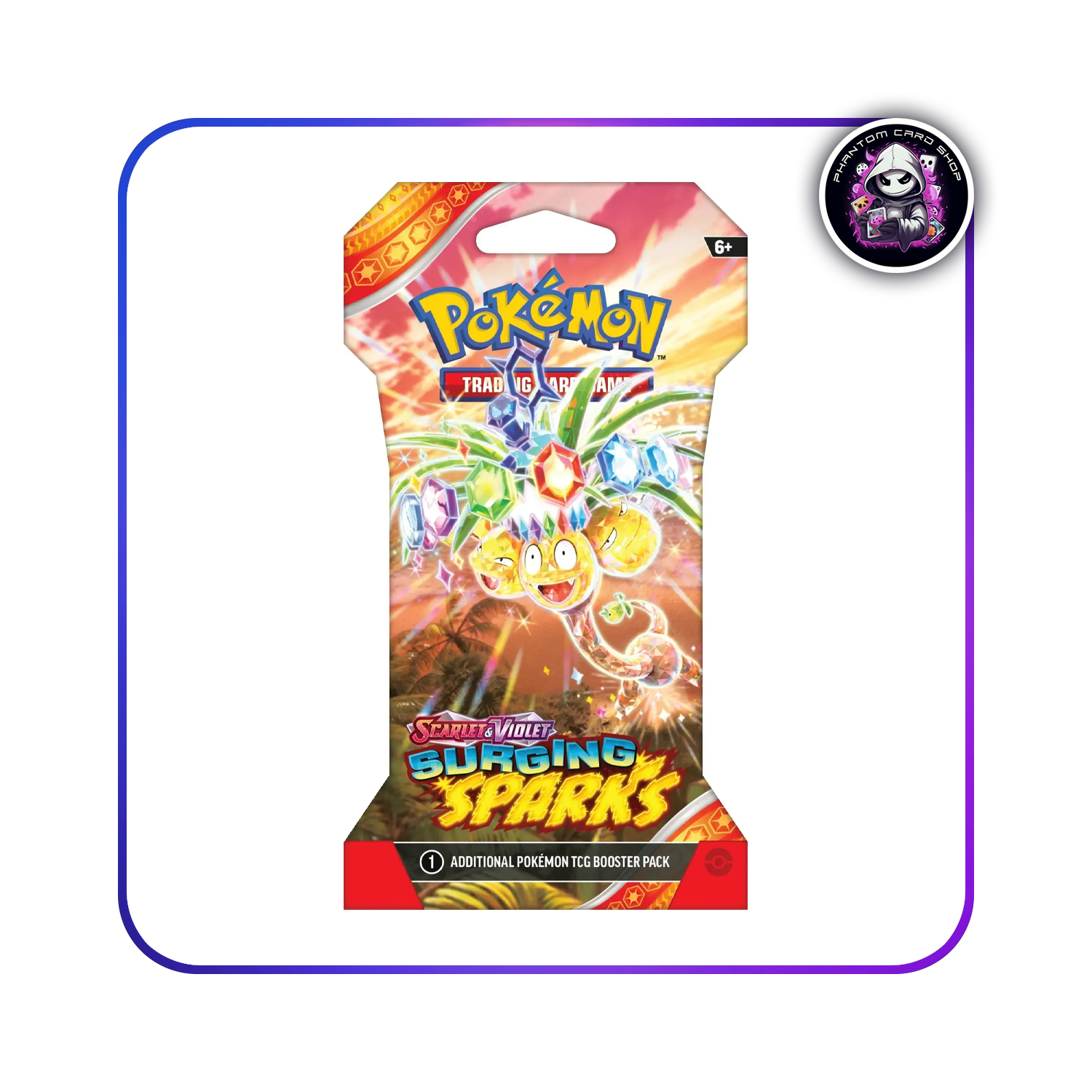 Surging Sparks Sleeved Booster Pack Phantom Card Shop Surging Sparks Sleeved Booster Pack Phantom Card Shop