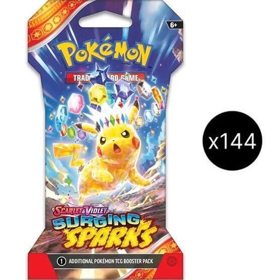 surging sparks pokemon card packs Surging Sparks Sleeved Booster Pack – Phantom Card Shop