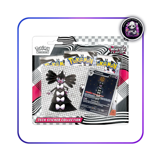 White Flare Tech Sticker 3 Pack